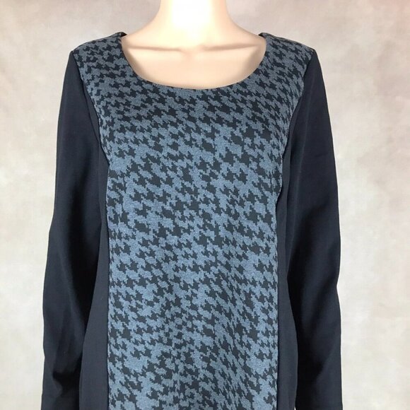 KENSIE Houndstooth Printed Sheath Dress NWT XL - Picture 3 of 11